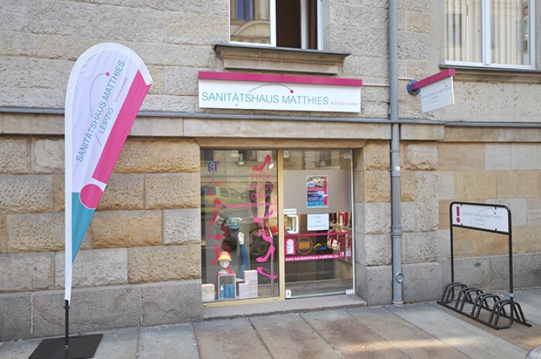 Bild zeigt  Tschaikowskistraße 26 Leipzig Sanitätshaus Matthies Leipzig